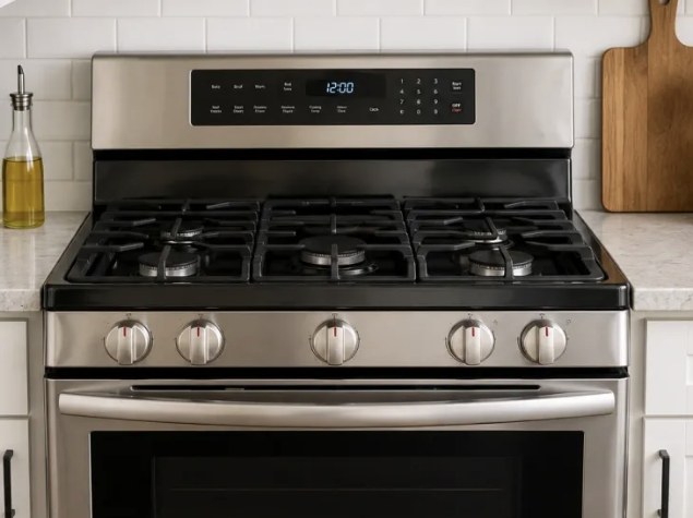 Kitchen stove and oven